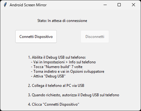 Android screen mirroring su PC Windows - FREE - Marco Campana